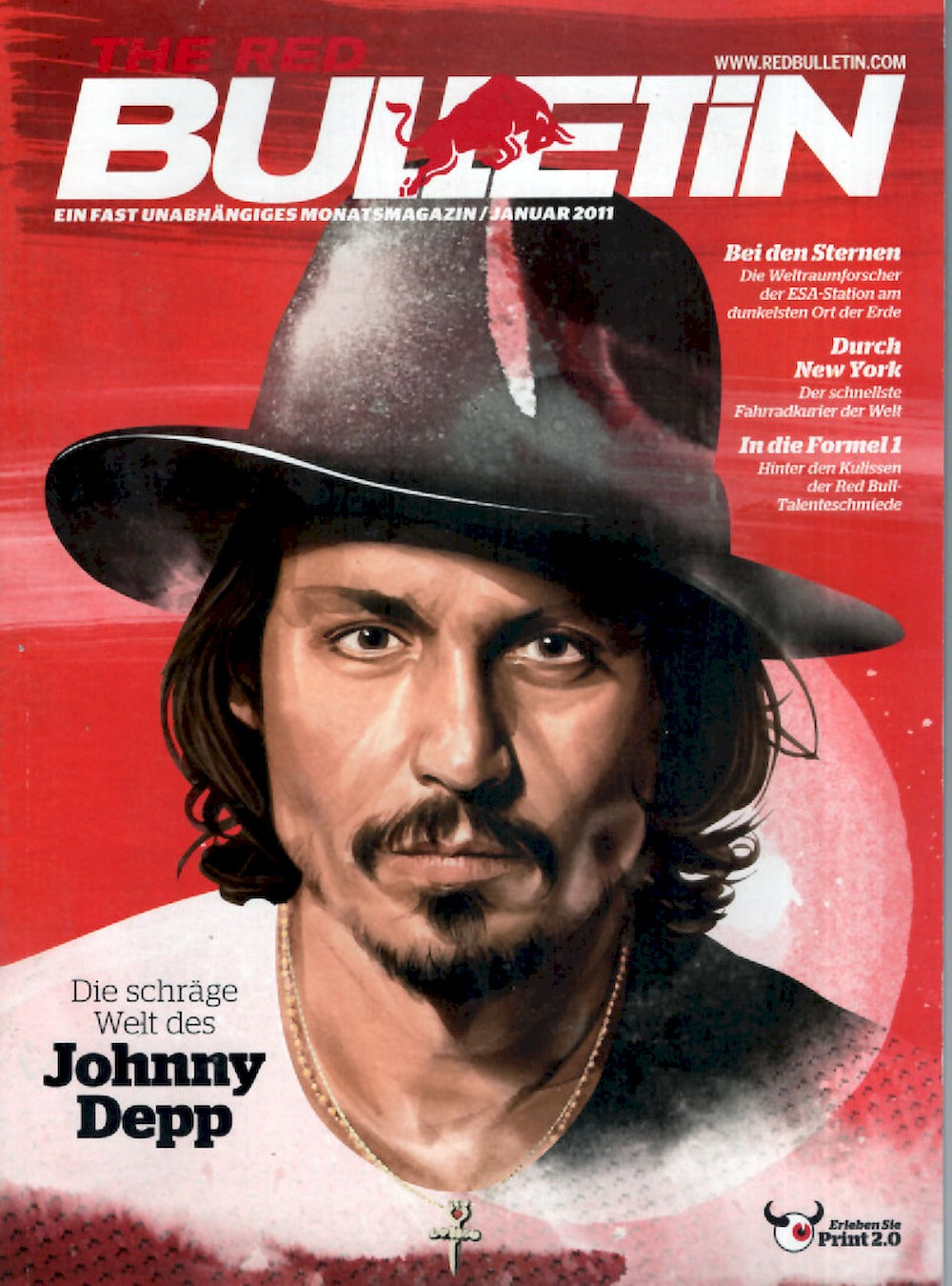 The Red Bulletin Magazin Deutschland 2011-01 Johnny Depp