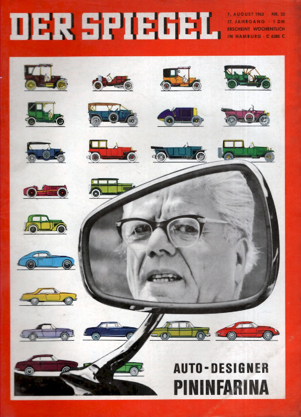 Der Spiegel Magazin Deutschland 1963-32 Pininfarina