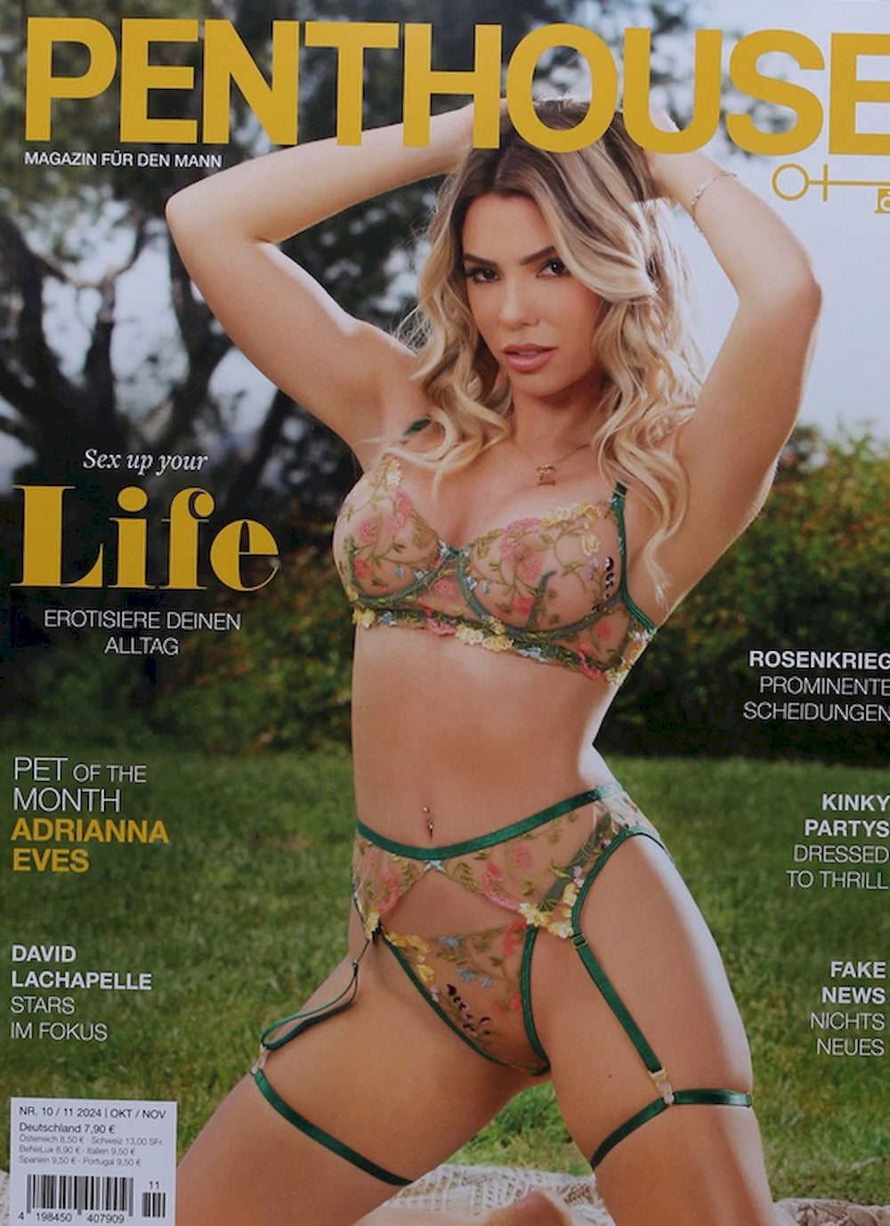 Penthouse Magasin Tyskland 2024-10 – +11 Adrianna Eves – Originalutgåva