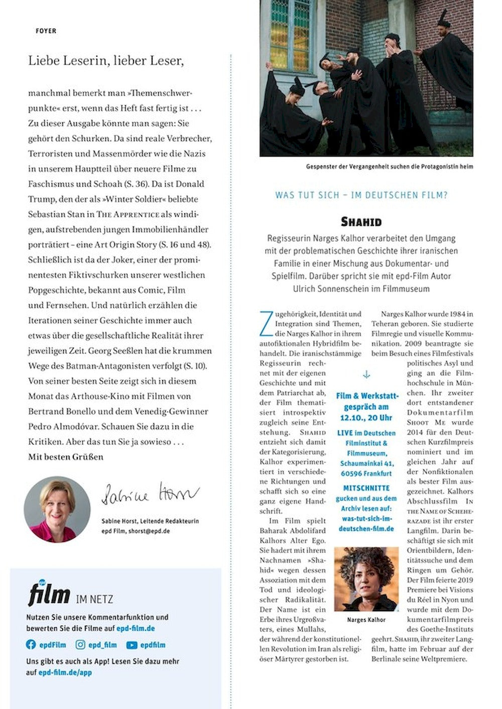 EPD Film Magazin Deutschland 2024-10 Liv Lisa Fries