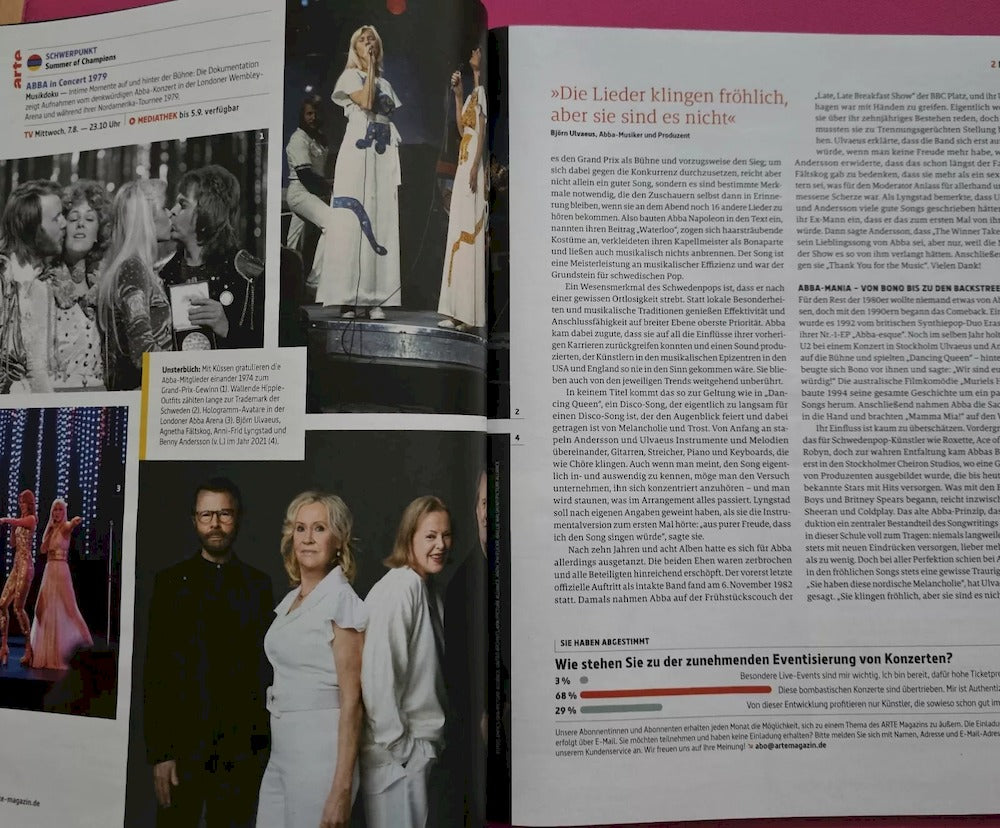 Arte Magazin Deutschland 2024-08 Abba Edition
