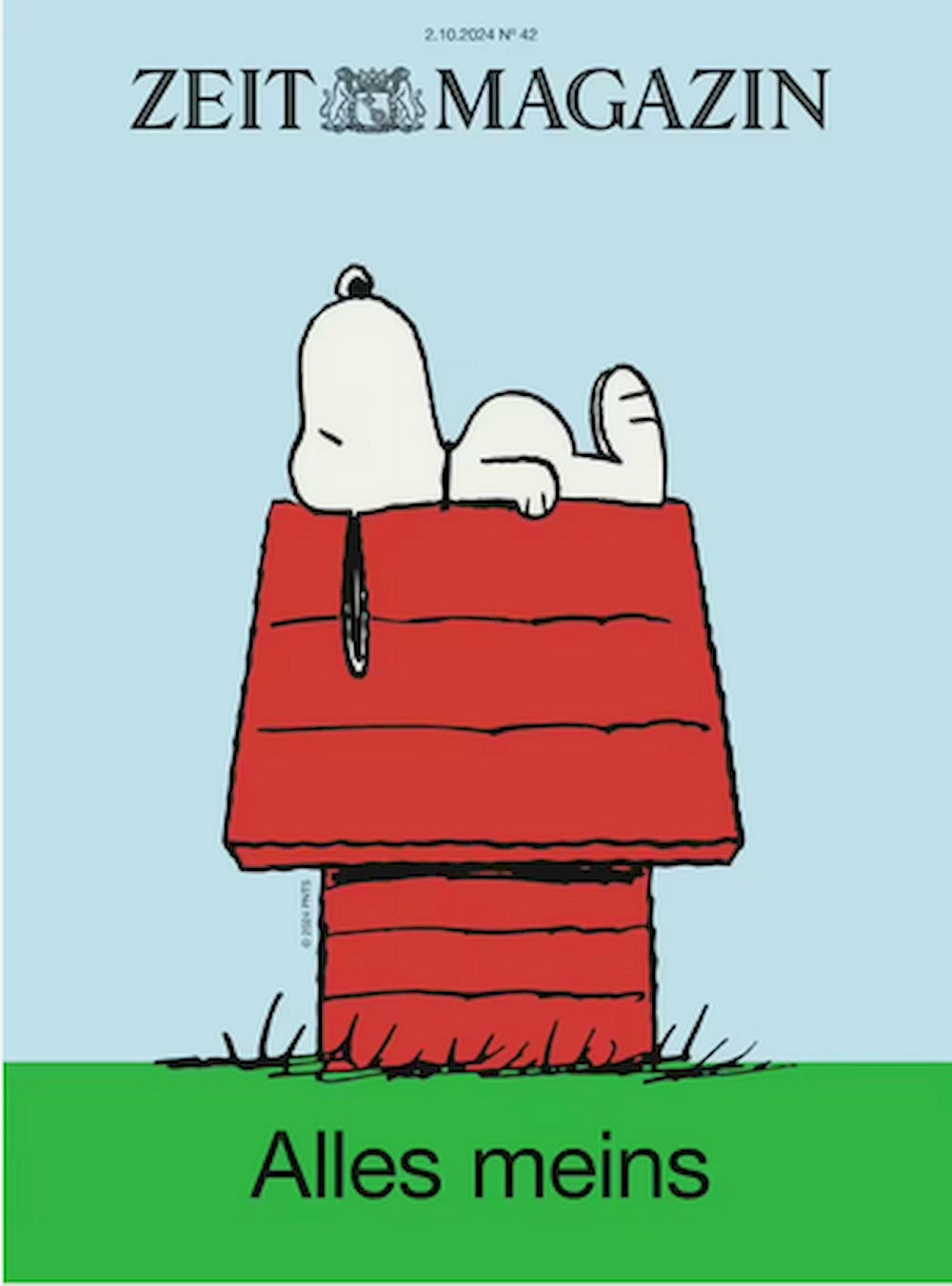 Zeit Magazin Deutschland 2024-42 Snoopy Peanuts