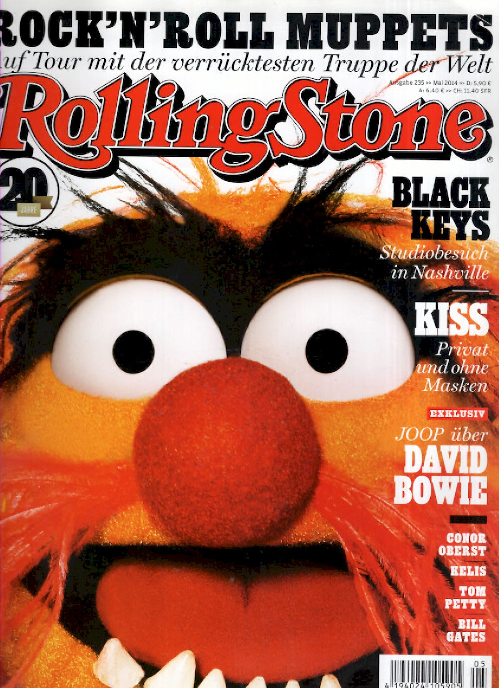 Rolling Stone Magazin Deutschland 2014-05 The Muppets Kiss The Black Keys #235
