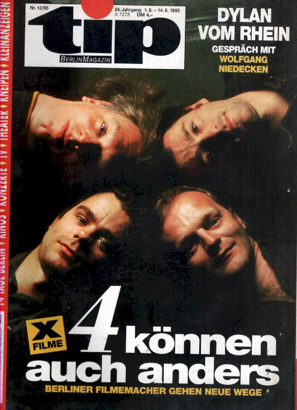 Tip Berlin Magazin Deutschland 1995-12 Dany Levy Tom Tykwer Stefan Arndt Wolfgang Becker