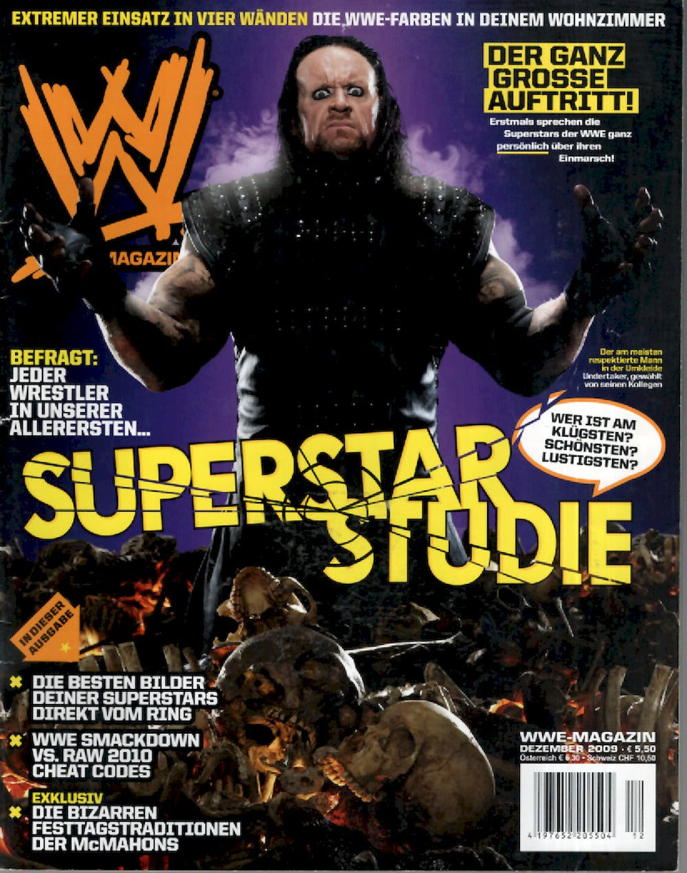 WWE Wrestling Magazin Deutschland 2009-12 Undertaker McMahon