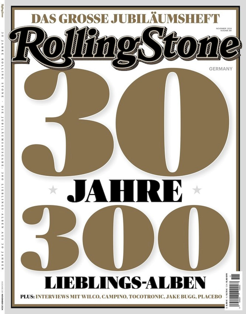 Rolling Stone Magazin Deutschland 2024-11 Wilco Campino Tocotronic Jack Bugg Placebo #361