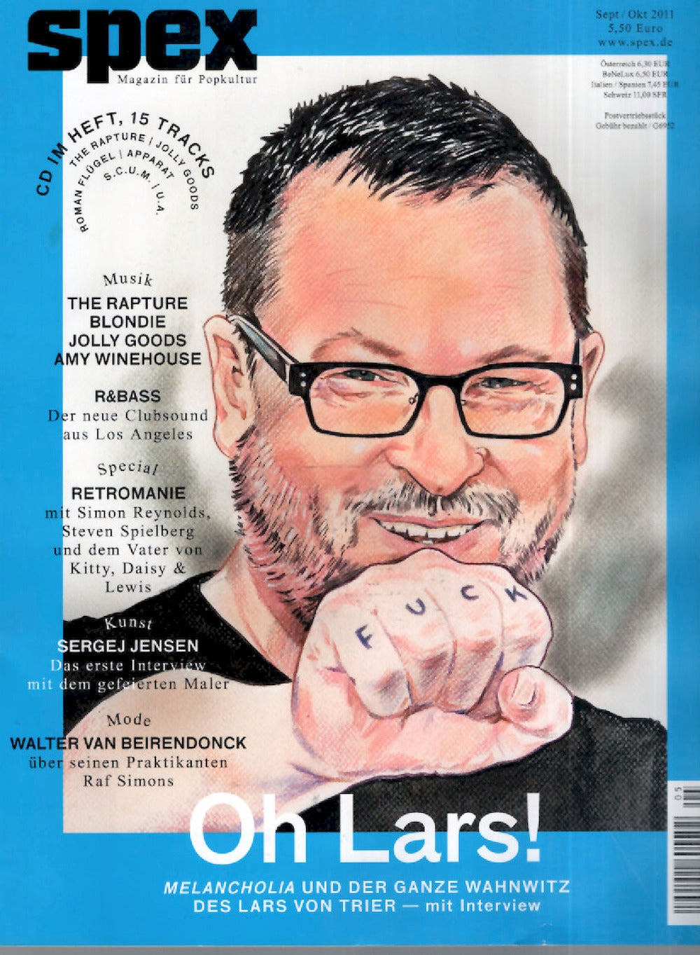 Spex Magazin Deutschland 2011-09+10 Lars Von Trier Blondie