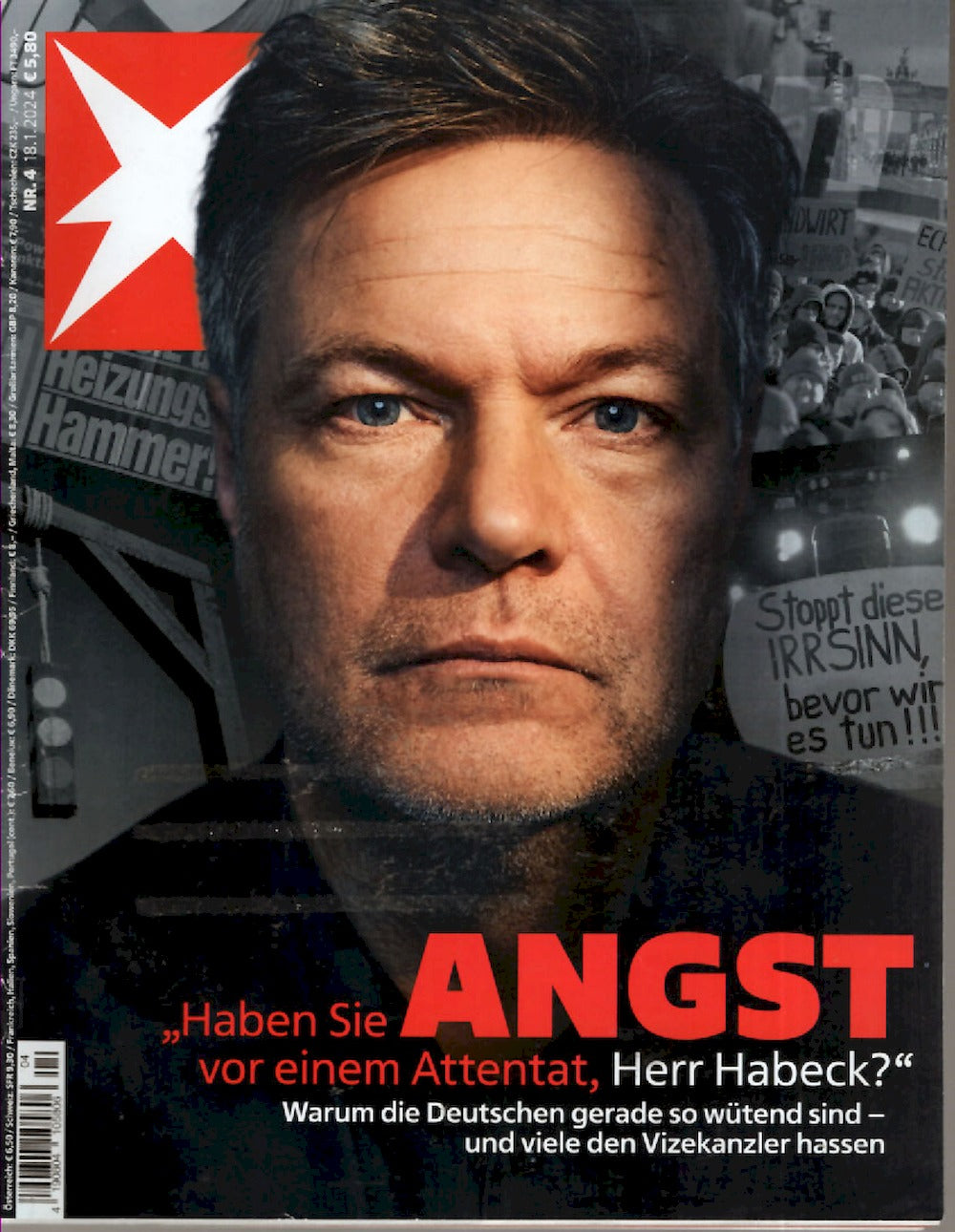 Stern Magazin Deutschland 2024-04 Robert Habeck Hanna Schygulla Anne Hathaway