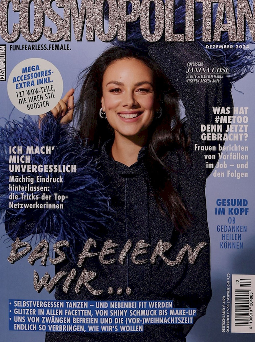 Cosmopolitan Magazin Deutschland 2024-12 Janina Uhse