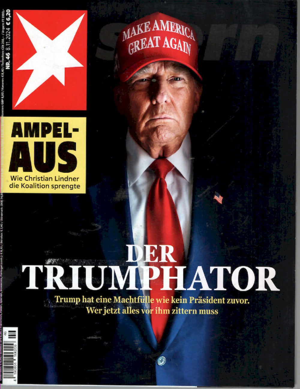 Stern Magazin Deutschland 2024-46 Donald Trump