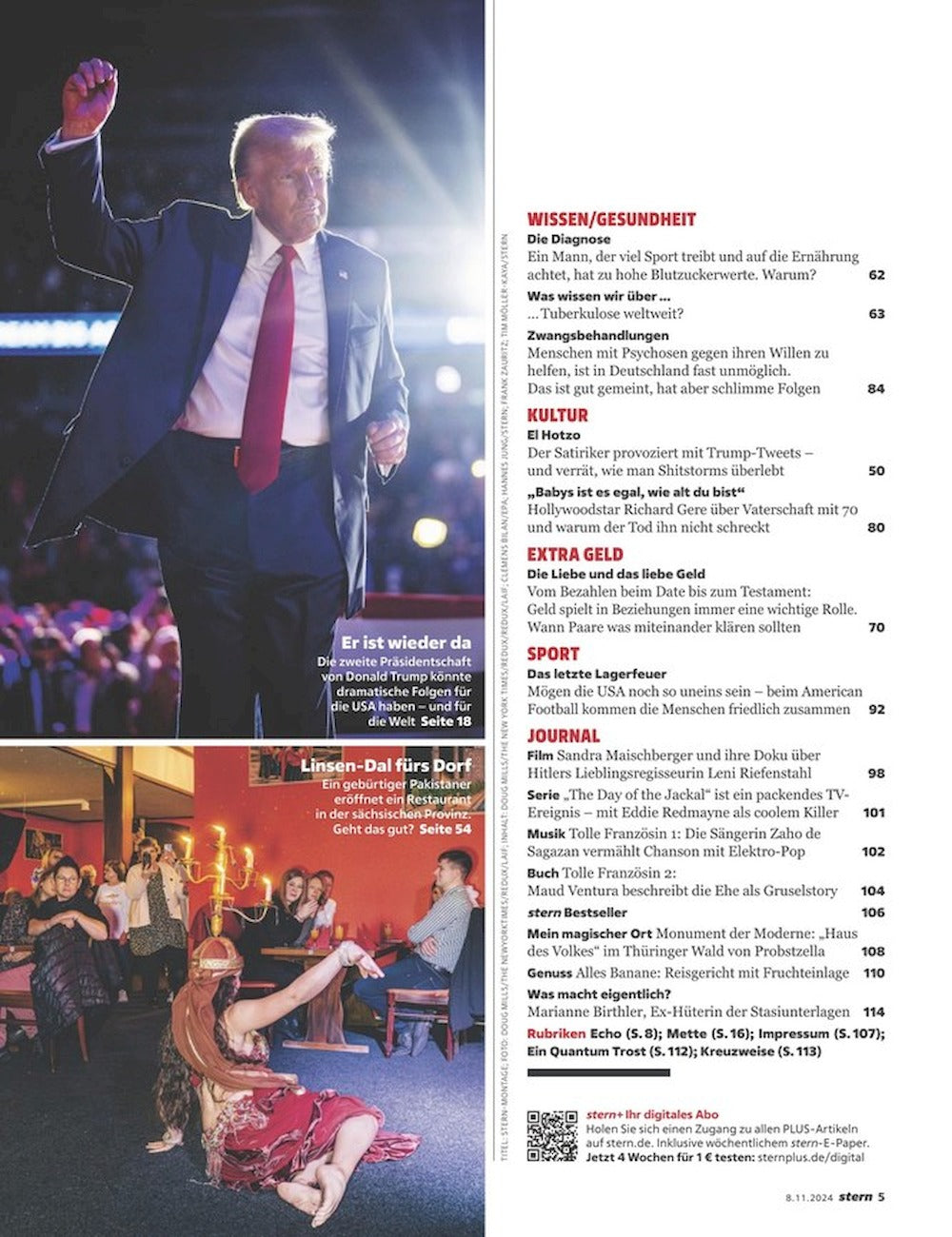 Stern Magazin Deutschland 2024-46 Donald Trump