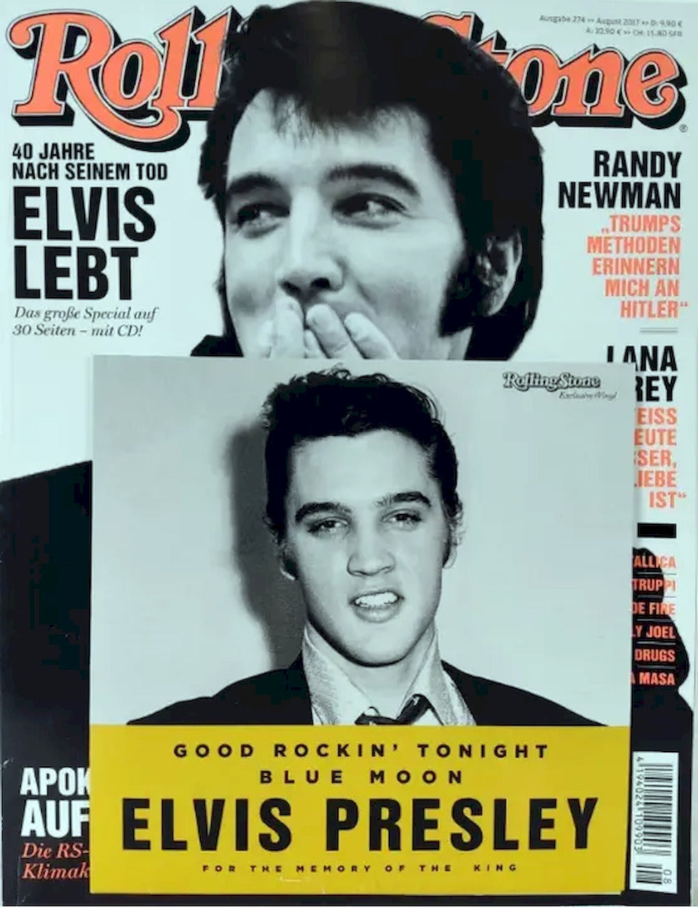 Rolling Stone Magazin Deutschland 2017-08 Elvis Presley + Vinyl