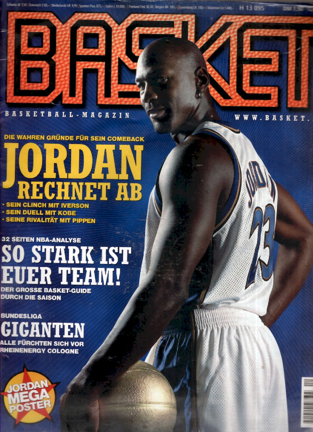 Basket Magazin Deutschland 2001-12 Michael Jordan