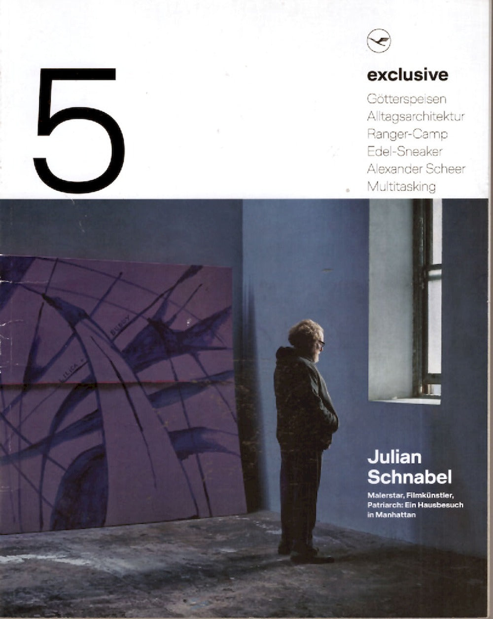 Lufthansa Exclusive Magazin Deutschland 2019-05 Julian Schnabel Alexander Scheer