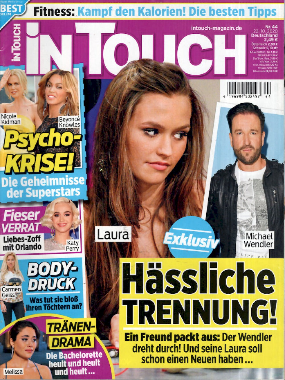 Intouch Magazin Deutschland 2020-44 Michael Wendler Laura Katy Perry Nicole Kidman Beyoncé