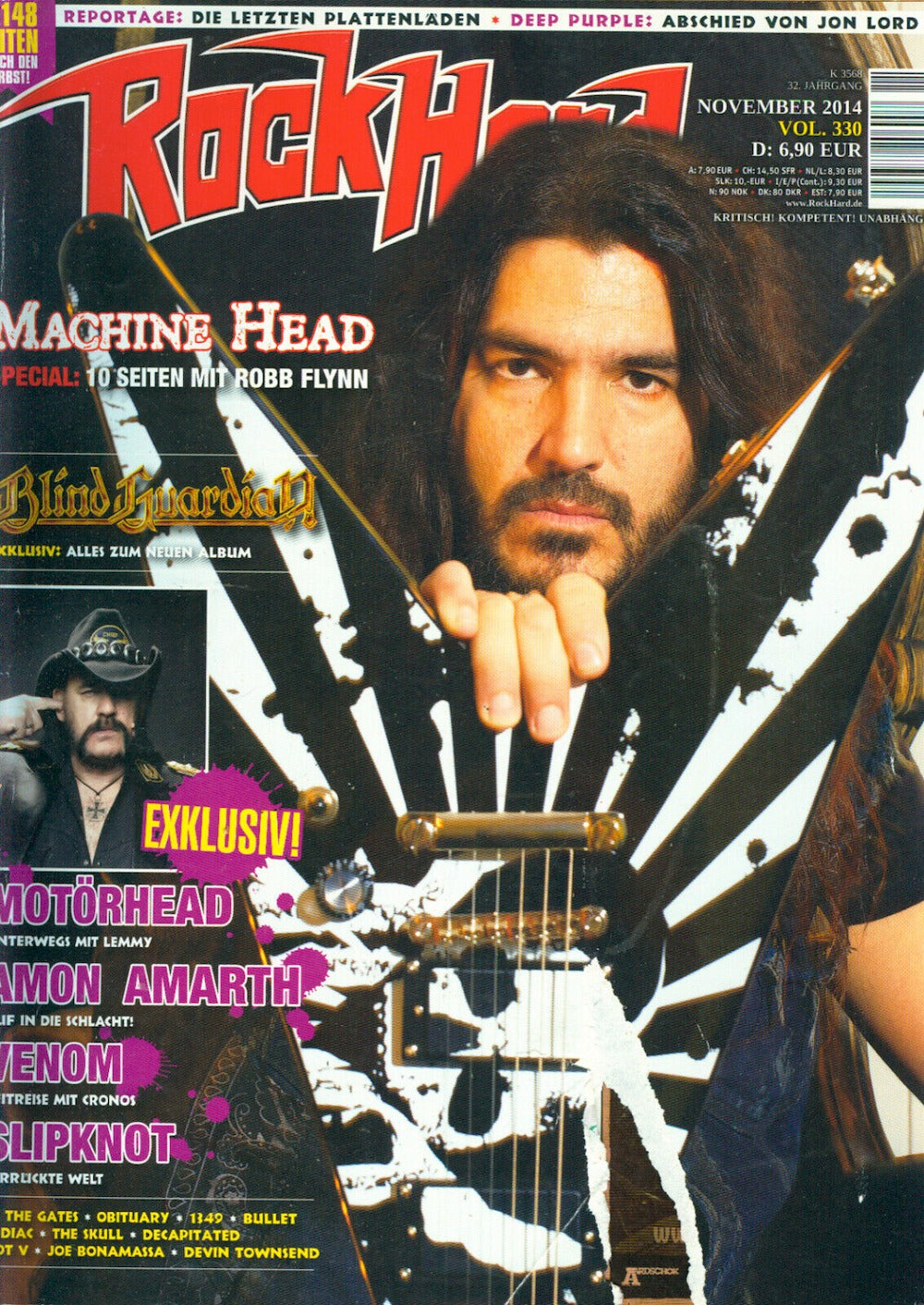 Rock Hard Tijdschrift Duitsland 2014-11 – Machine Head Motörhead Amon Amarth Venom – Originele uitgave