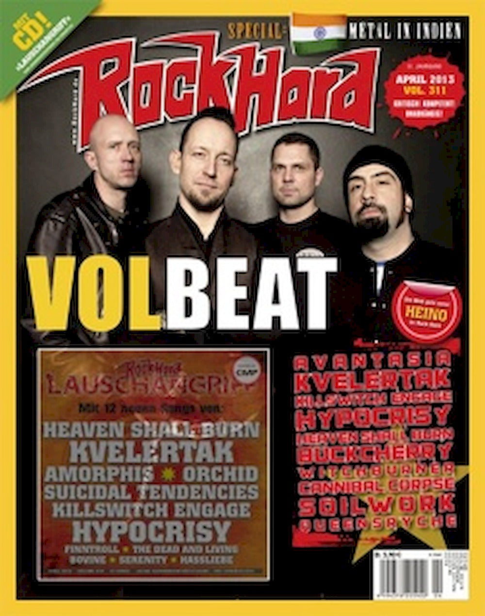 Rock Hard Revista Alemania 2013-04 – Volbeat Avantasia Soilwork – Edición original