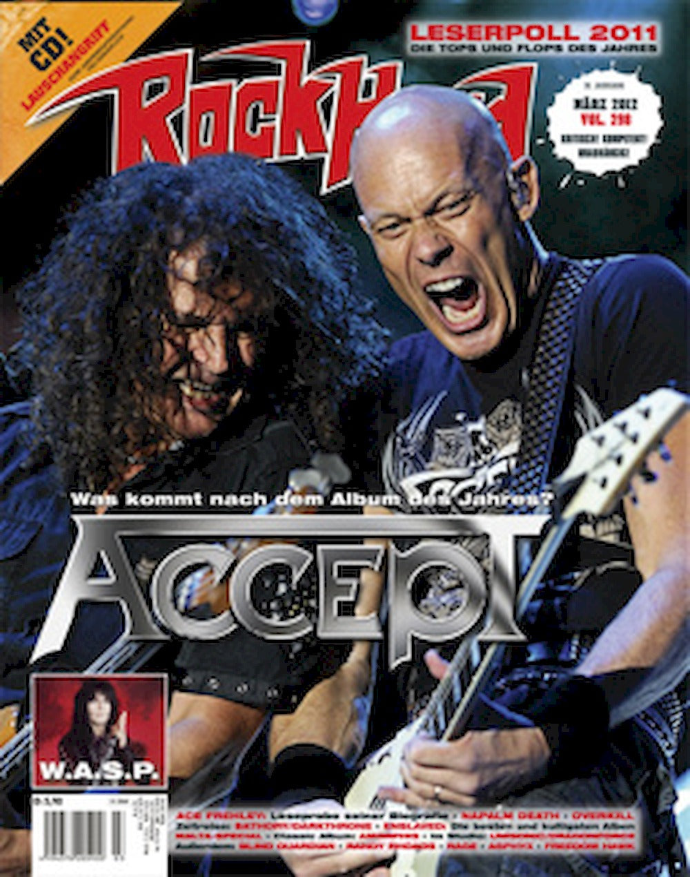 Rock Hard Magazine Germany 2012-03 – Accept WASP – Original Print Issue