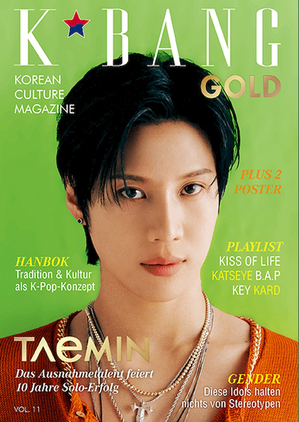 K*Bang Gold Magazin Deutschland 2024 #11 Taemin Edition