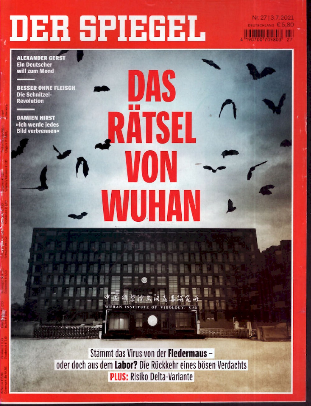 Der Spiegel Magazin Deutschland 2021-27 Wuhan Damien Hirst