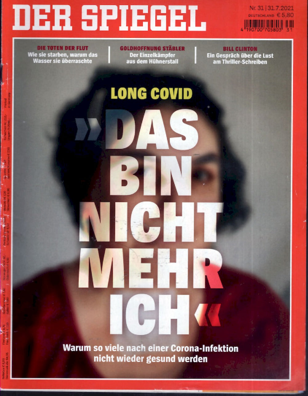 Der Spiegel Magazin Deutschland 2021-31 Bill Clinton Patterson Daniel Donskoy M. Night Shyamalan