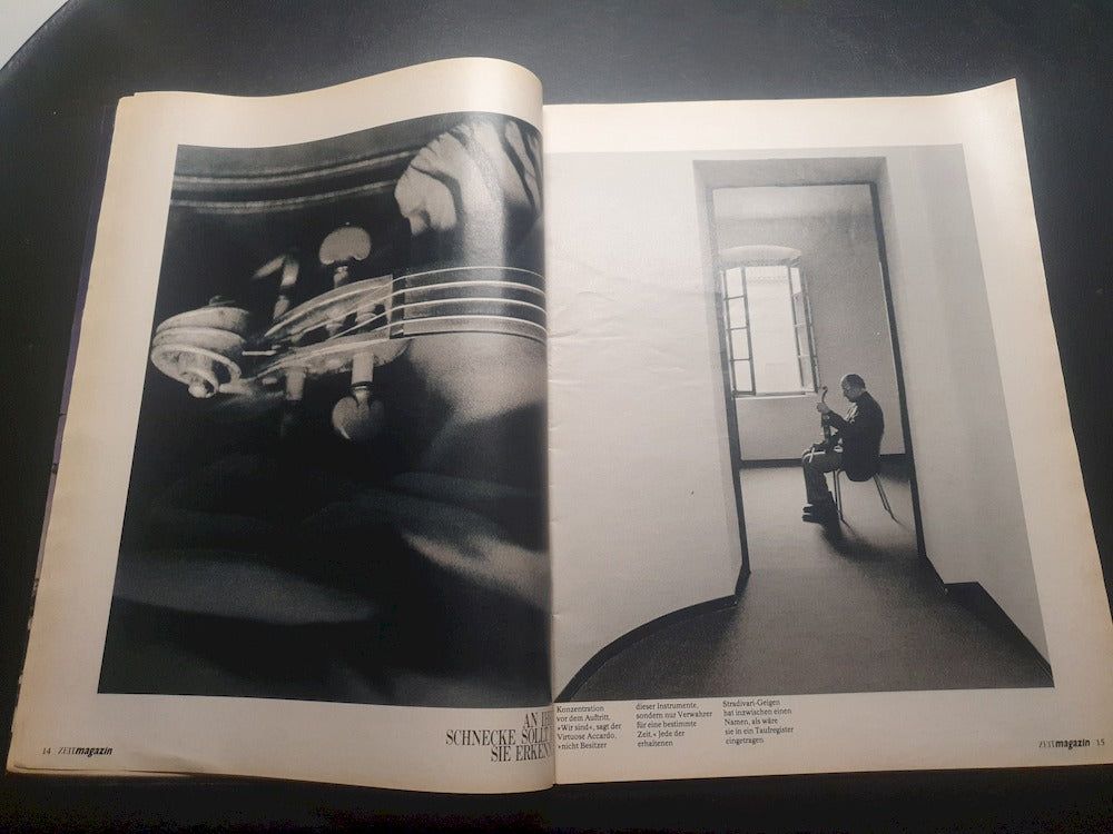 Zeit Magazine Allemagne 1987-51 Wolfgang Joop Stradivari