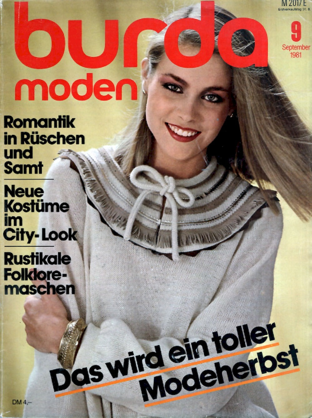 Burda Moden Magazin Deutschland 1981-09 Patterns
