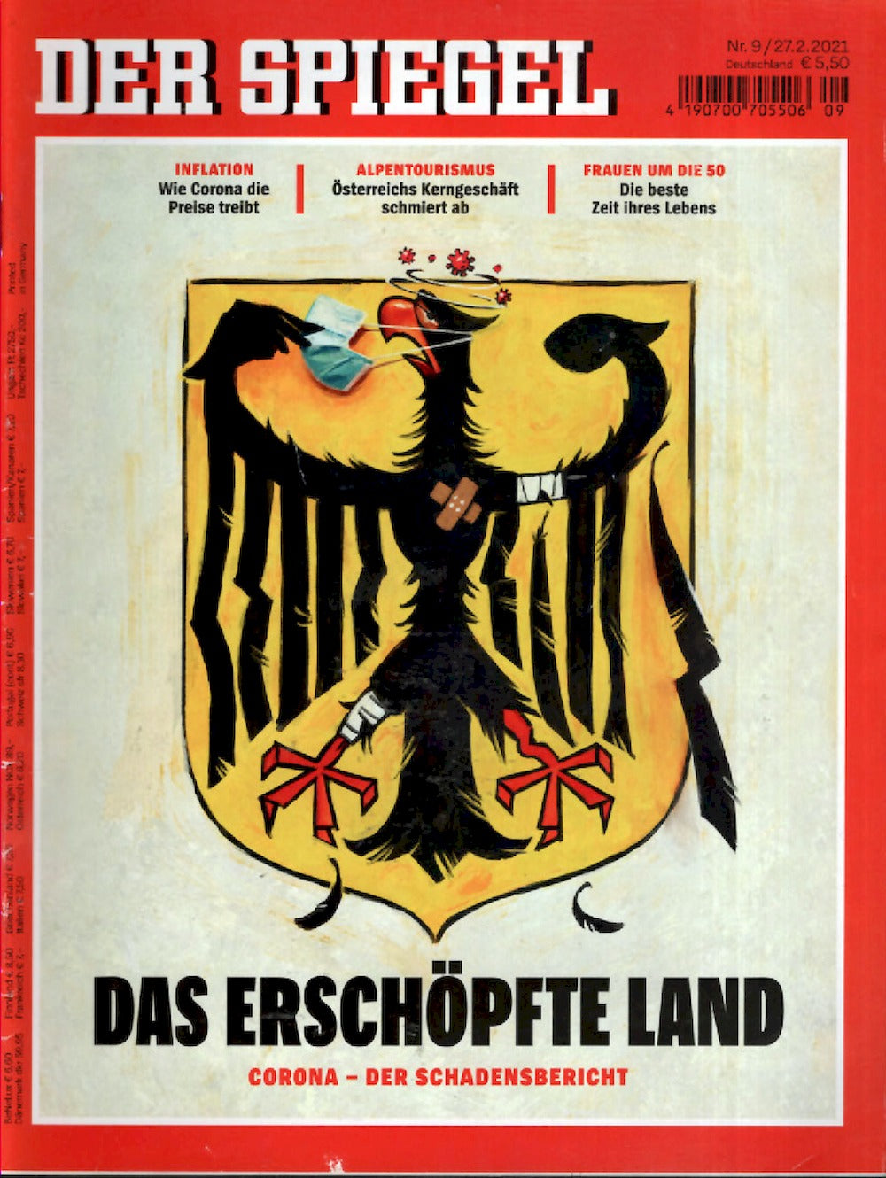 Der Spiegel Magazin Deutschland 2021-09 Claudia Schiffer Montana Black