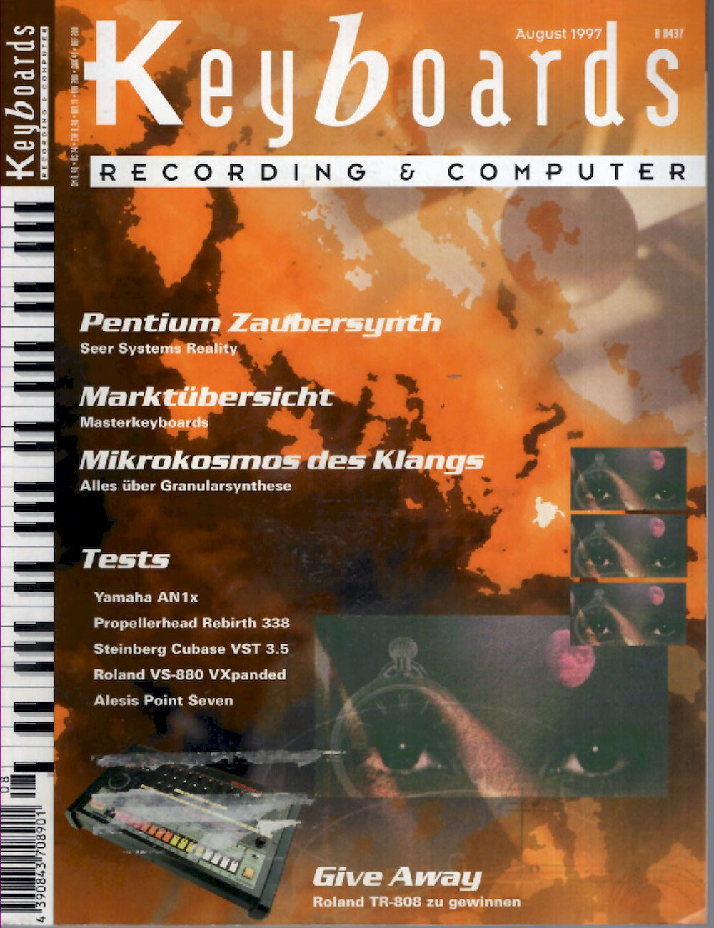 Keyboards Magazin Deutschland 1997-08 Klaus Schulze