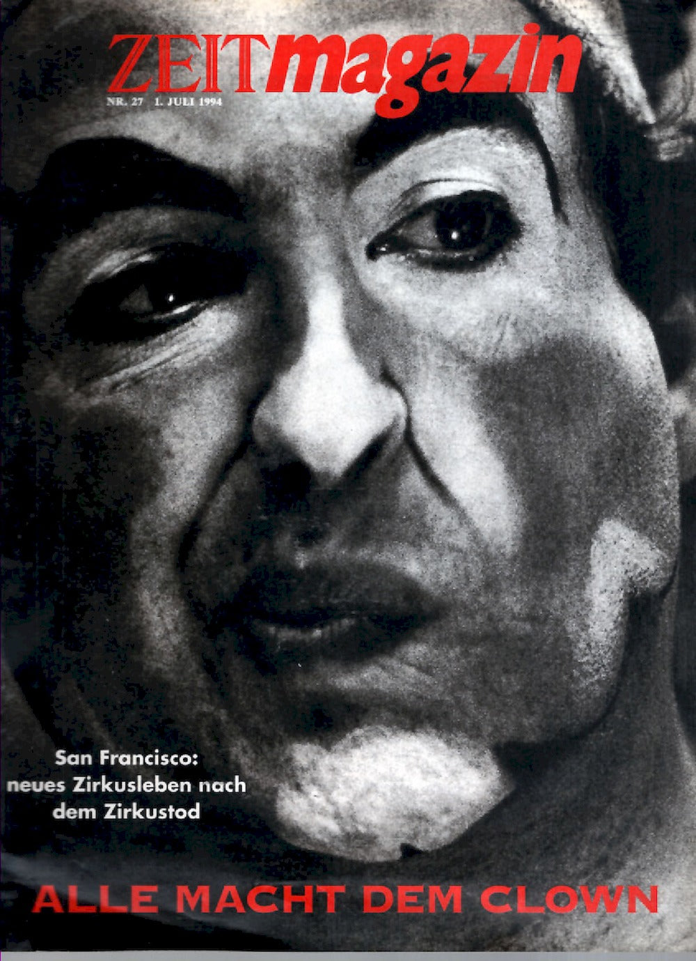 Zeit Magazin Deutschland 1994-27 Jeff Raz Maria Maniscalco