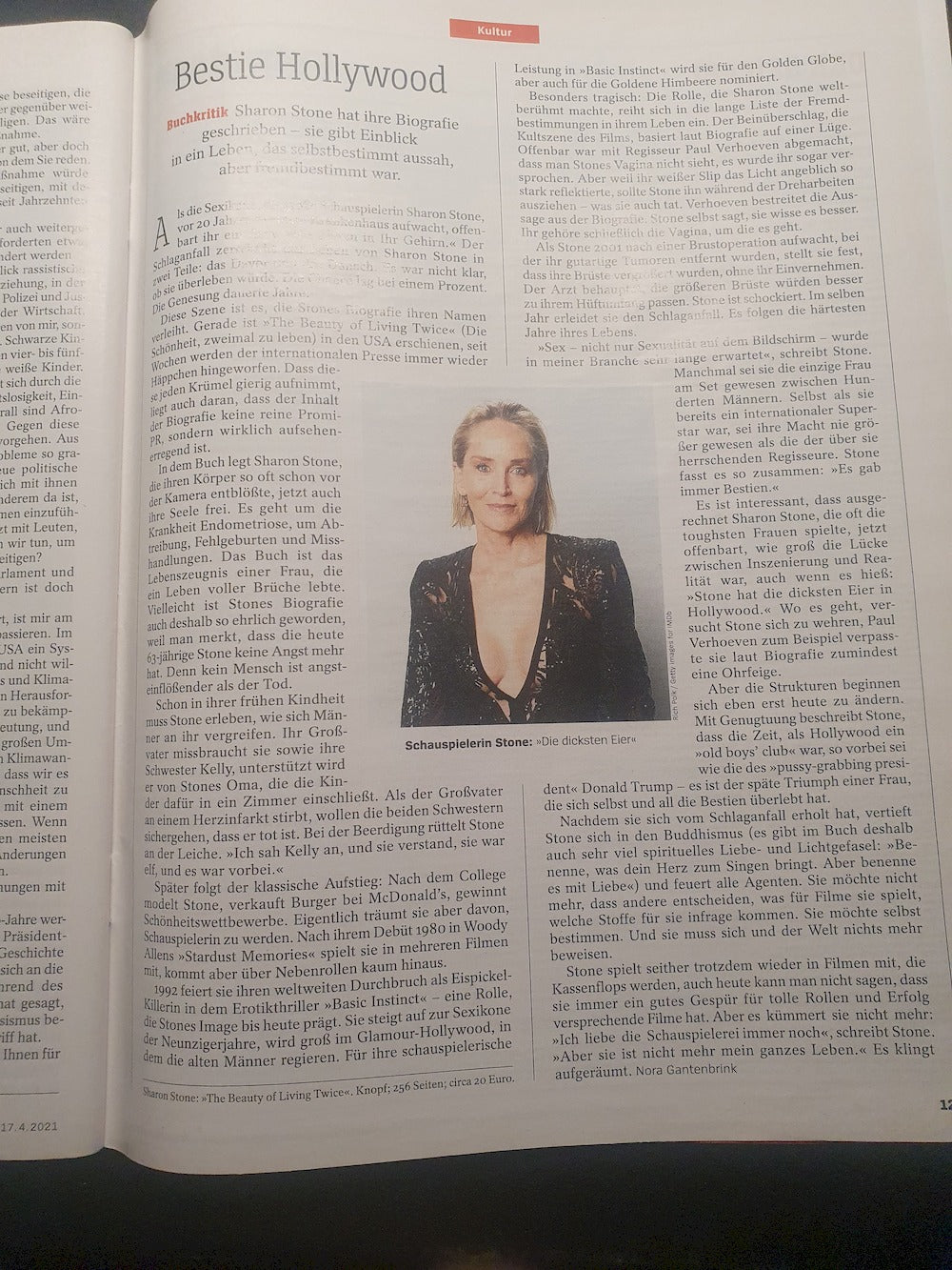 Der Spiegel Magazin Deutschland 2021-16 Laschet Söder Sharon Stone Menderes Bagci
