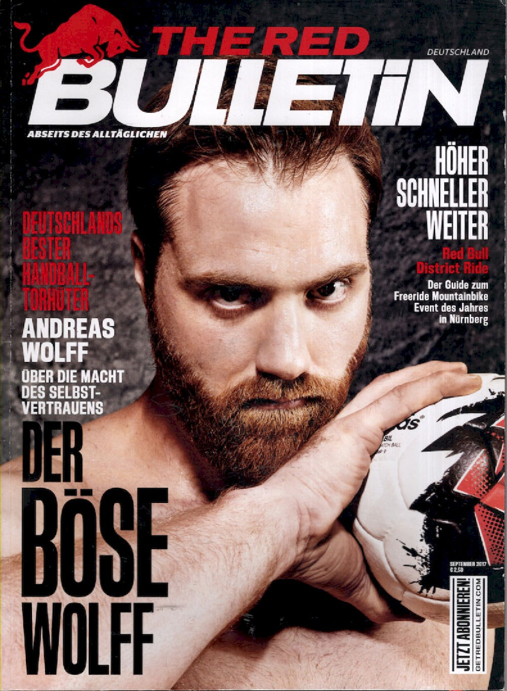 The Red Bulletin Revista Alemanha 2017-09 Andreas Wolf Ryan Reynolds Noomi Rapace