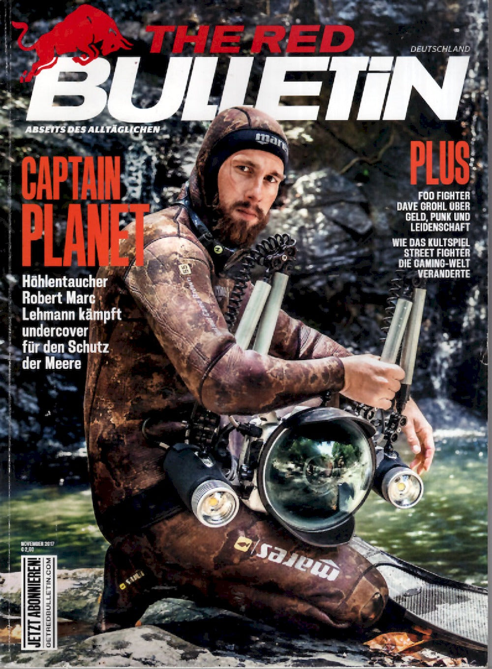 The Red Bulletin Magasin Tyskland 2017-11 – Robert Marc Lehmann Dave Grohl Bryan Cranston – Originalutgåva