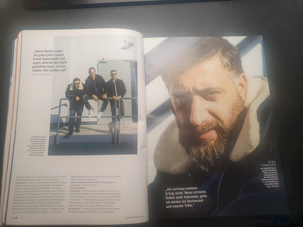 The Red Bulletin Lehti Saksa 2018-01+02 Bleibtreu Hasanovic Ramadan Guillaume Nery