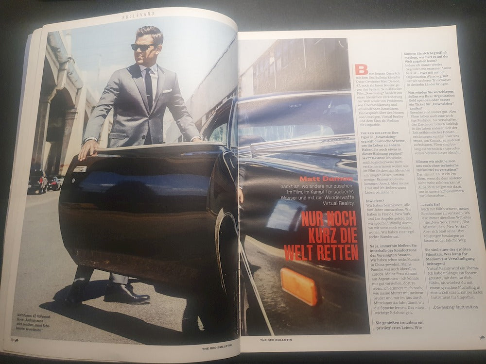 The Red Bulletin Magazin Deutschland 2018-03 Matt Damon Dita Von Teese Chris Hemsworth