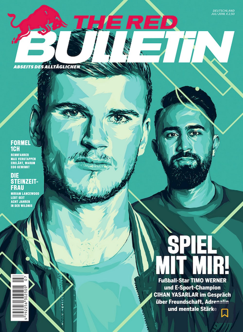 The Red Bulletin Magazine Allemagne 2018-07 Timo Werner Cihan Yasarlar Verstappen Brian Eno