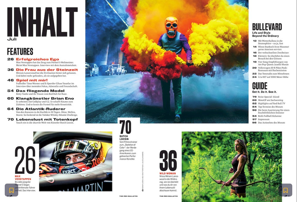 The Red Bulletin Magazine Allemagne 2018-07 Timo Werner Cihan Yasarlar Verstappen Brian Eno