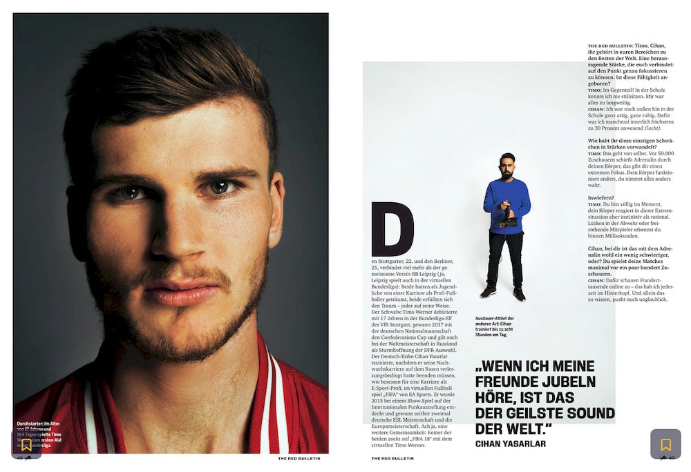 The Red Bulletin Magazine Allemagne 2018-07 Timo Werner Cihan Yasarlar Verstappen Brian Eno