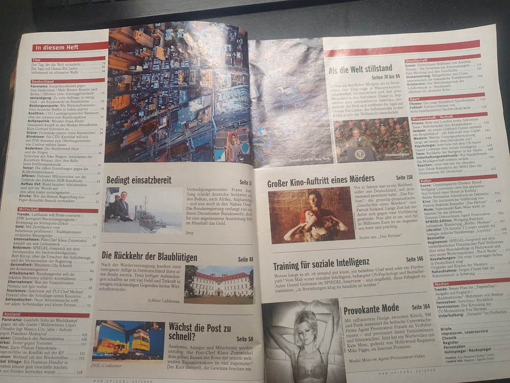 Der Spiegel Magazin Deutschland 2006-36 9 11