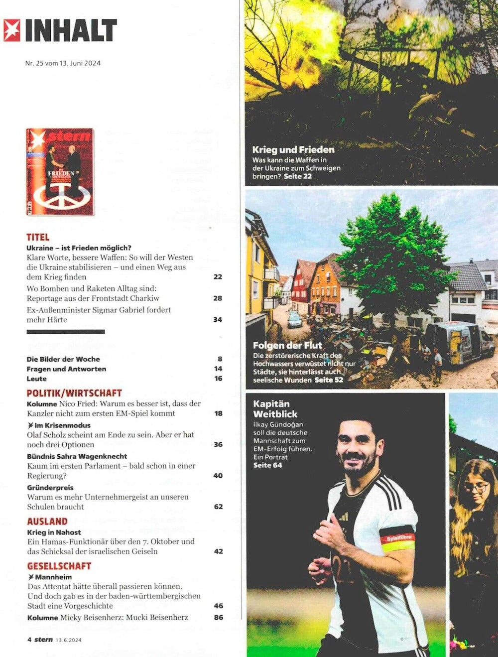 Stern Magazin Deutschland 2024-25 Selenskyj Putin