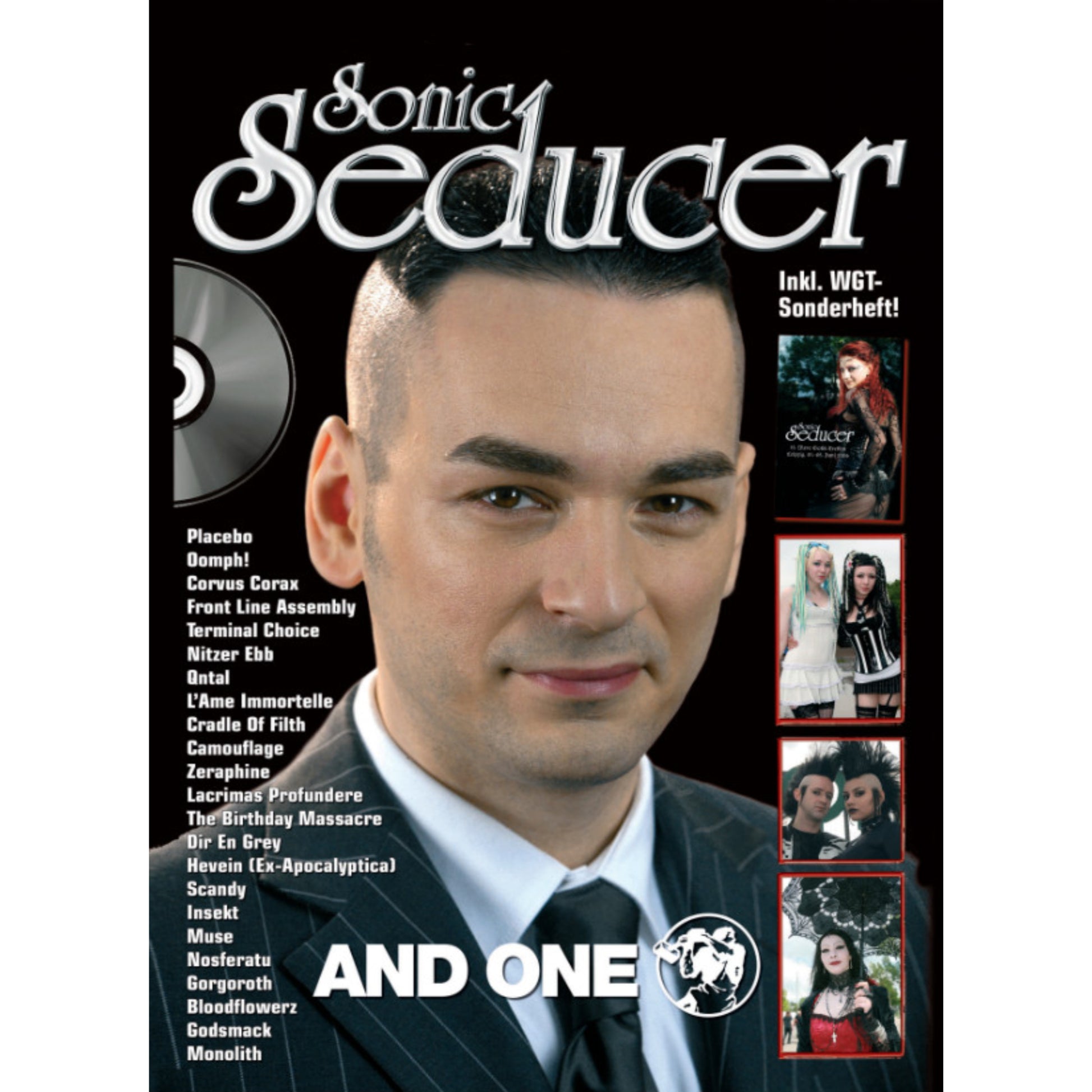 Sonic Seducer Magazin Deutschland 2006-07+08 And One Front Line Assembly Corvus Corax