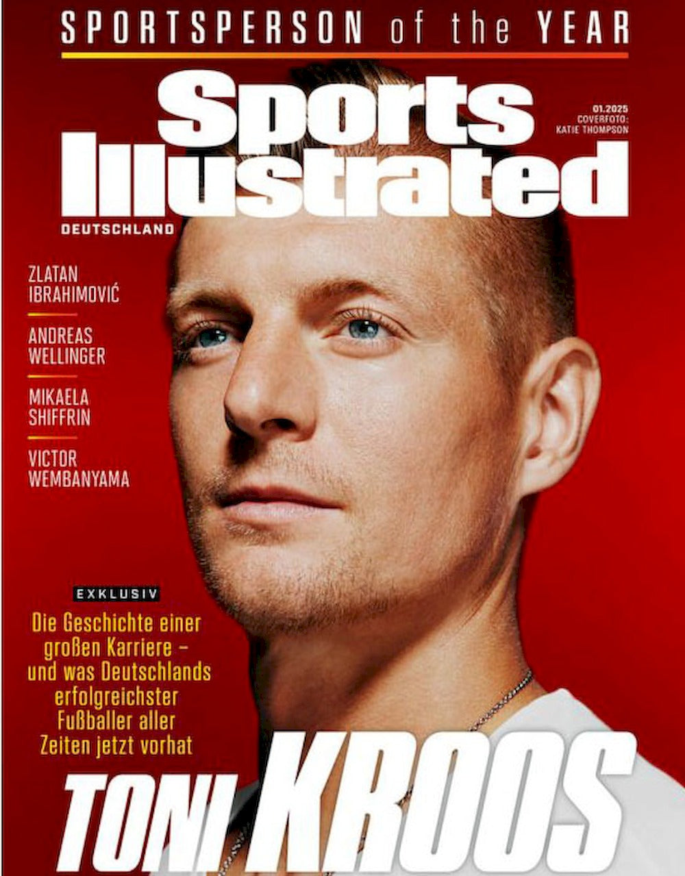 Sports Illustrated Magazin Deutschland 2025-01 Toni Kroos Zlatan Ibrahimovic Mikaela Shiffrin