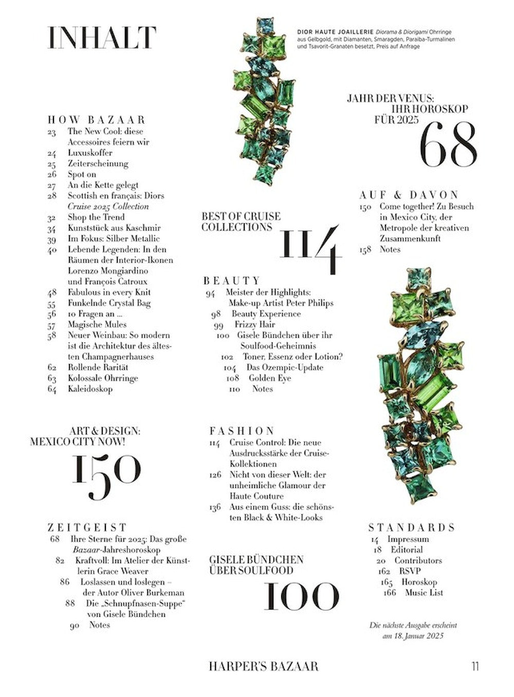 Harpers Bazaar Magazin Deutschland 2025-01 Tali Bulycheva Edition