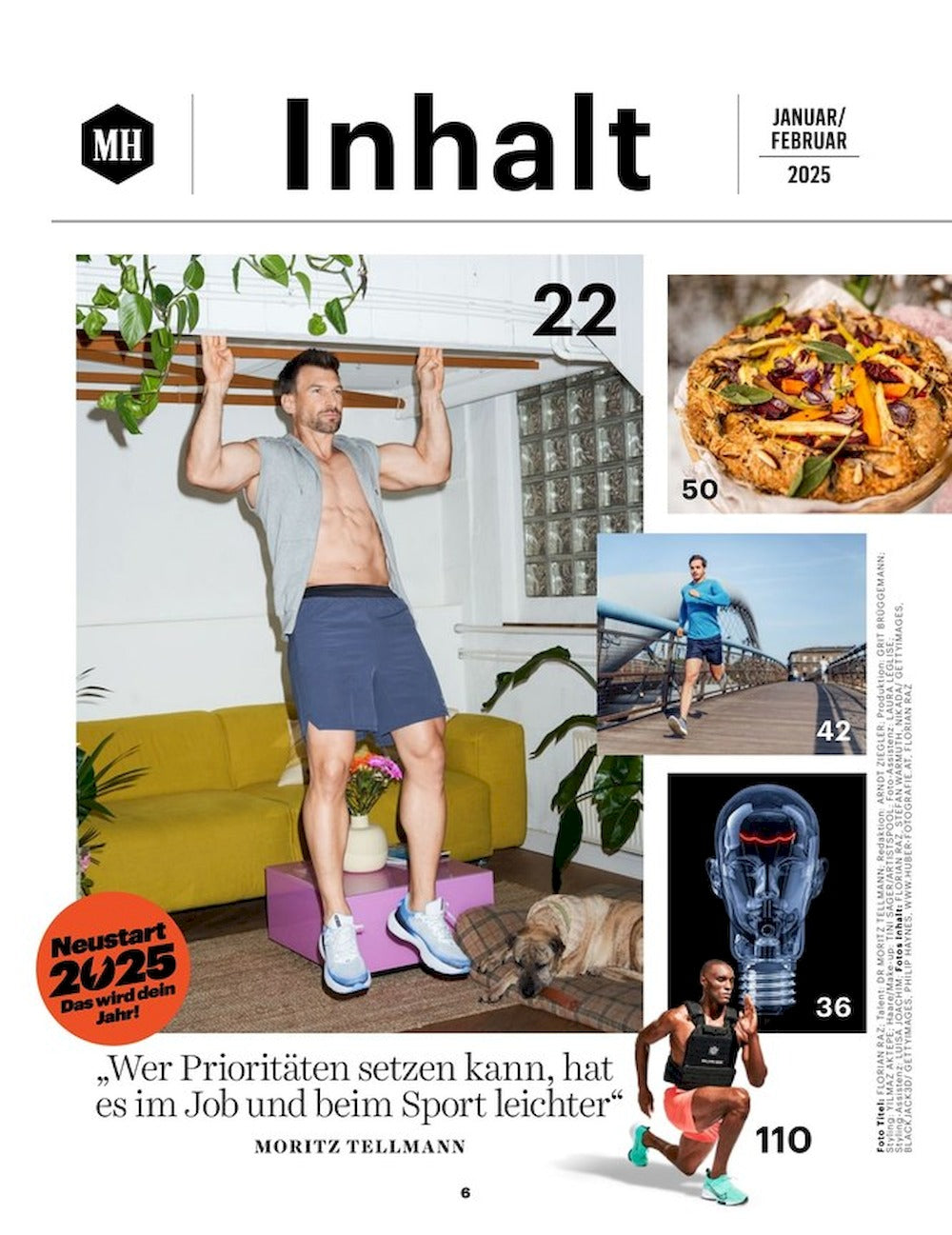 Mens Health Revista Alemanha 2025-01+02 Moritz Tellmann Edição original