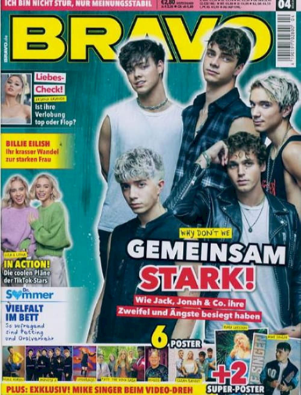 Bravo Magazin Deutschland 2021-04 Why Don't We Zara Larsson Mike Singer Niall Horan + Poster