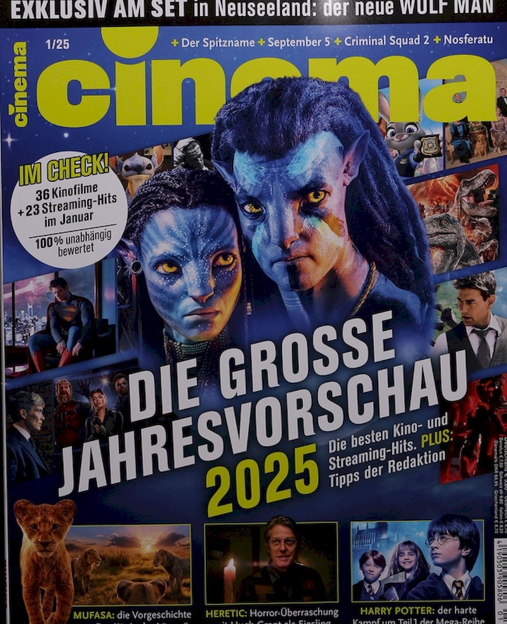 Cinema Magazin Deutschland 2025-01 Avatar Mufasa Heretic