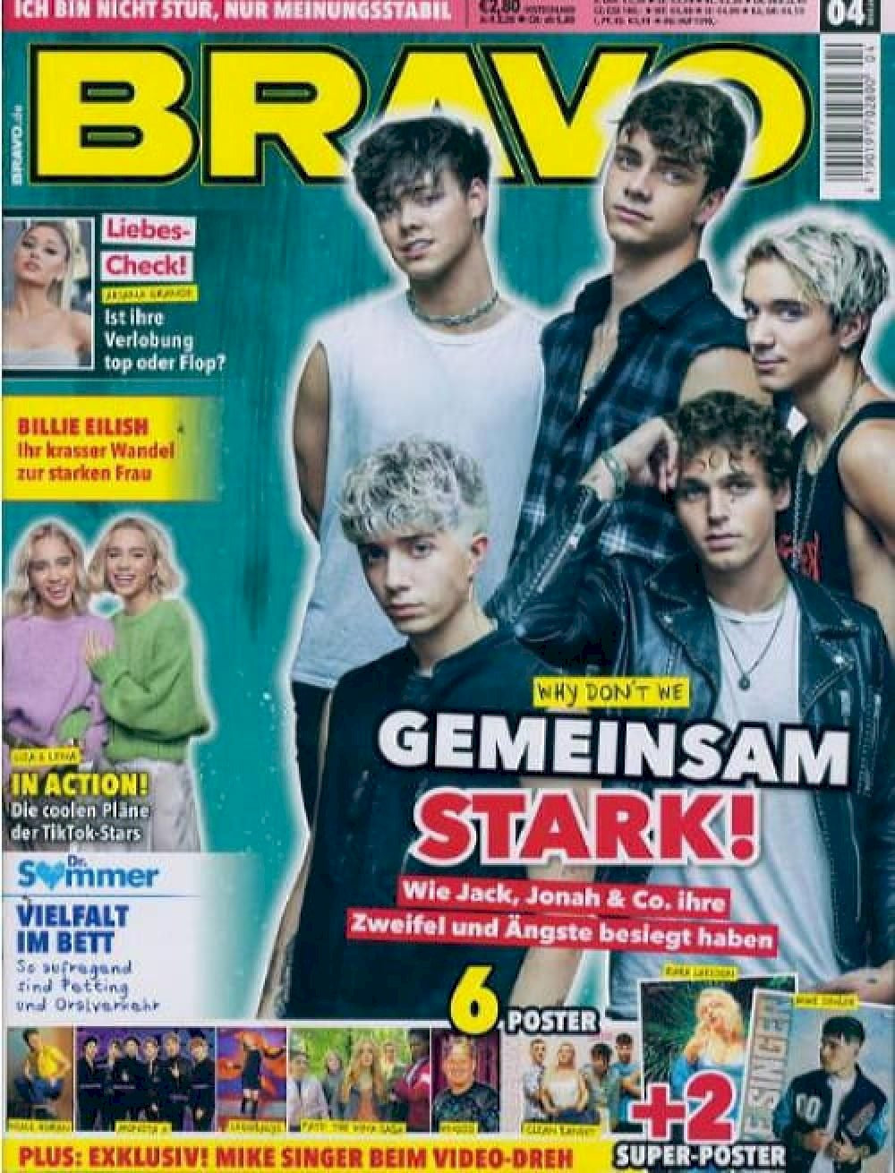 Bravo Magazine Allemagne 2021-04 – Why Don't We Zara Larsson Mike Singer Leoobalys Niall Horan – Édition originale + Poster