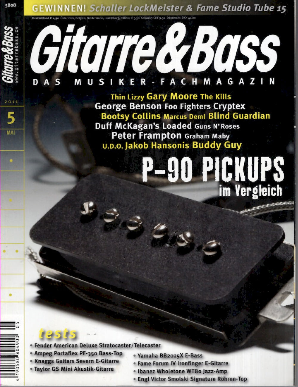 Gitarre & Bass Magazin Deutschland 2011-05 Thin Lizzy George Benson Jamie Hince