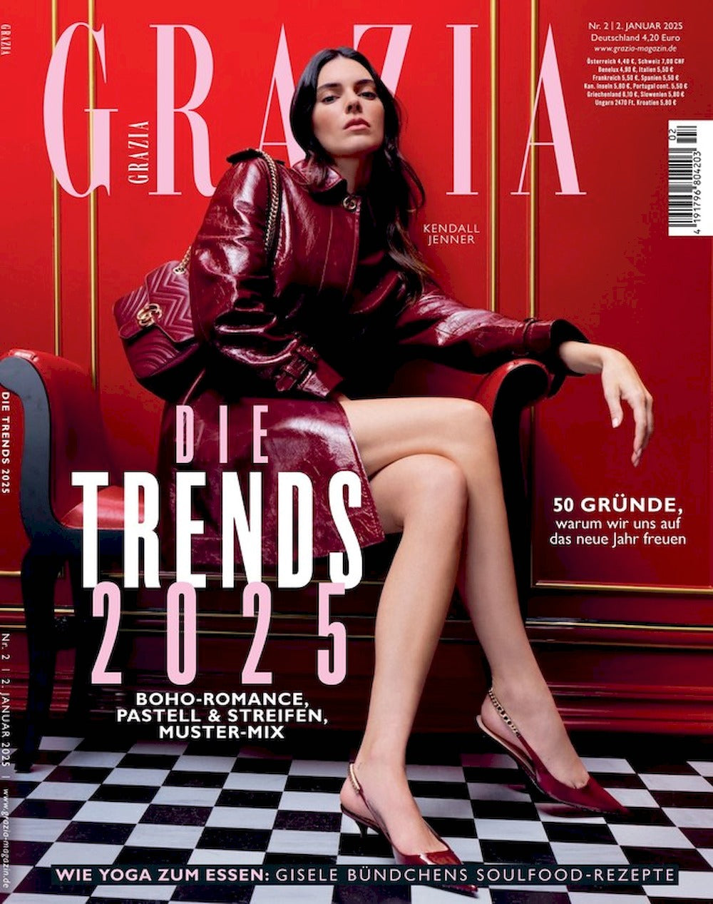 Grazia Magazin Deutschland 2025-02 Kendall Jenner