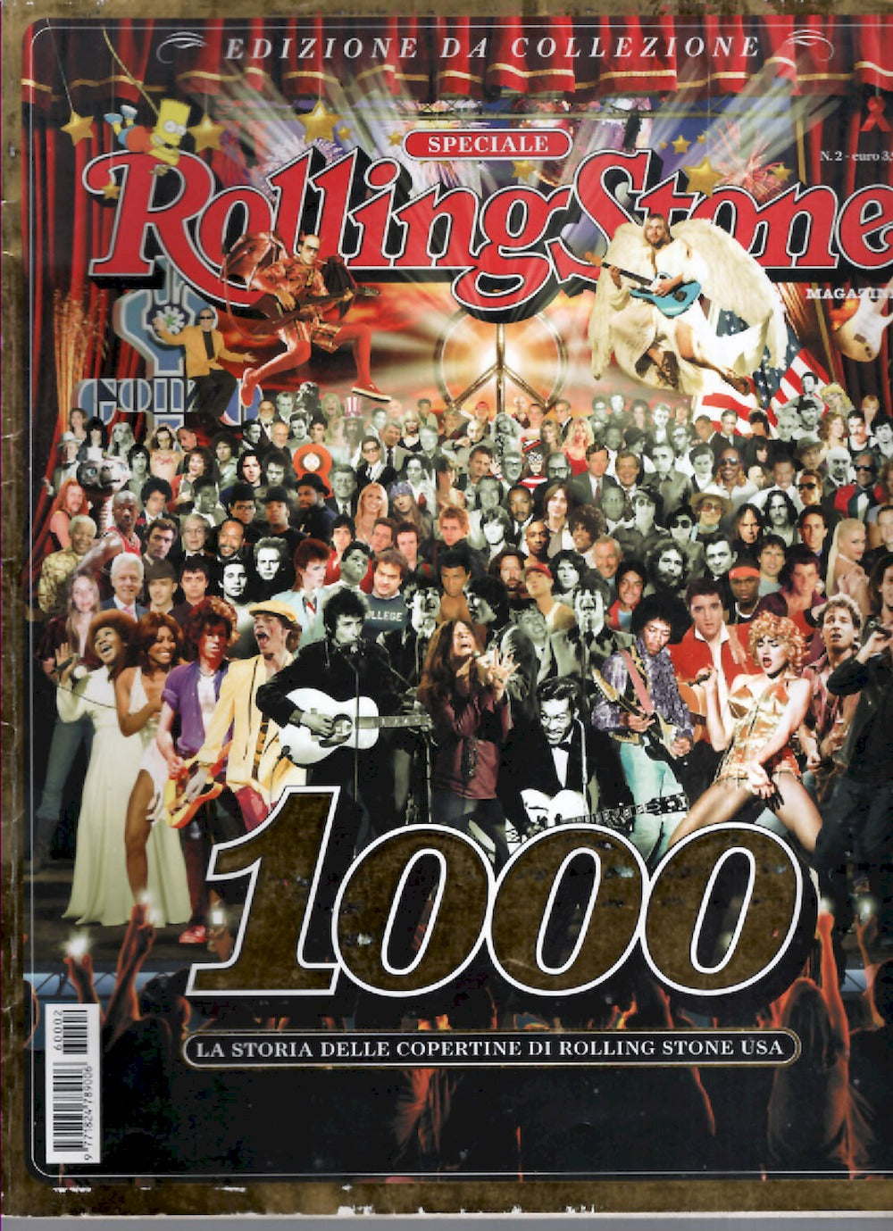 Rolling Stone Spezial Revista Italia 2004 #2 Jack Nicholson Hunter Thompson Edición original
